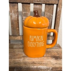 Rae Dunn Orange Pumpkin Everythinng Mug